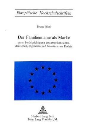 Der Familienname ALS Marke