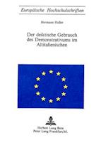 Der Deiktische Gebrauch Des Demonstrativums Im Altitalienischen