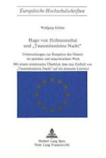 Hugo Von Hofmannsthal Und -Tausendundeine Nacht-