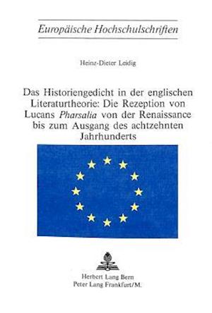 Das Historiengedicht in Der Englischen Literaturtheorie