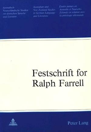 Festschrift for Ralph Farrell