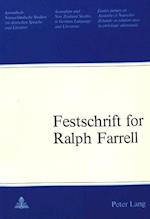 Festschrift for Ralph Farrell