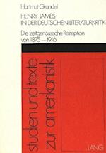 Henry James in Der Deutschen Literaturkritik