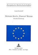 Hermann Brochs -Pasenow--Roman