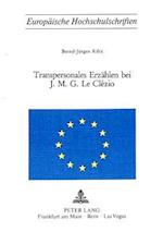 Transpersonales Erzaehlen Bei J.M.G. Le Clezio