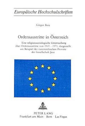 Ordensaustritte in Oesterreich