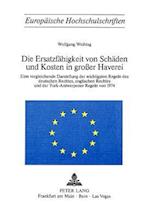 Die Ersatzfaehigkeit Von Schaeden Und Kosten in Grosser Haverei