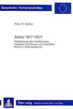 Abitur 1917 - 1971