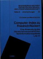 Computer-Index Zu Friedrich Rueckert
