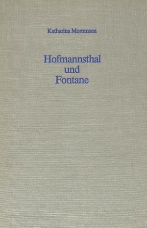 Hofmannsthal Und Fontane