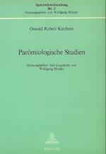 Paroemiologische Studien