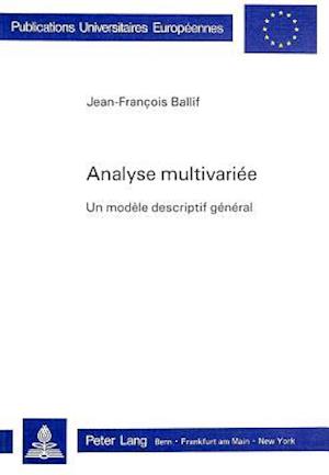 Analyse Multivariee