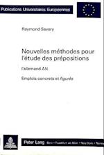 Nouvelles Methodes Pour L'Etude Des Prepositions