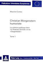 Christian Morgenstern Humoriste