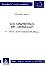 Eine Kohaerenztheorie Der Rechtfertigung?