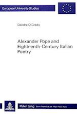 Alexander Pope and Eighteenth-Century Italian Poetry