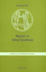 Register Zu Alfred Quellmalz