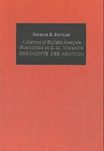 A Method of Stylistic Analysis Exemplified on C.M. Wieland's -Geschichte Des Agathon-