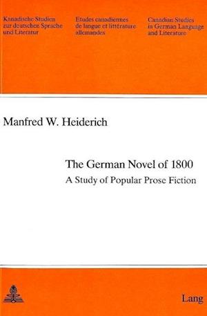 The German Novel of 1800