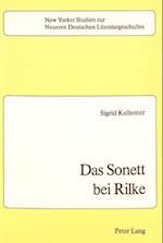 Das Sonett Bei Rilke