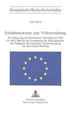 Sozialdemokratie Und Volkserziehung