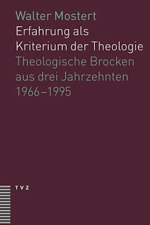 Erfahrung ALS Kriterium Der Theologie