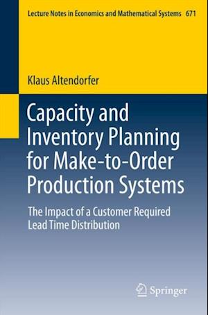 Capacity and Inventory Planning for Make-to-Order Production Systems