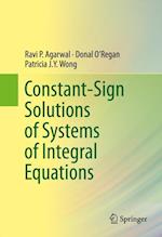 Constant-Sign Solutions of Systems of Integral Equations