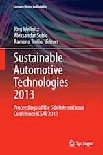 Sustainable Automotive Technologies 2013