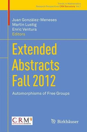 Extended Abstracts Fall 2012