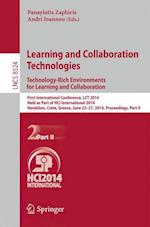 Learning and Collaboration Technologies: Technology-Rich Environments for Learning and Collaboration.