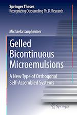 Gelled Bicontinuous Microemulsions