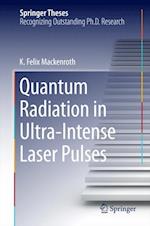 Quantum Radiation in Ultra-Intense Laser Pulses