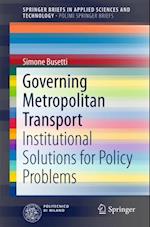 Governing Metropolitan Transport