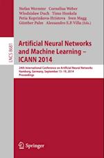 Artificial Neural Networks and Machine Learning -- ICANN 2014