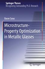 Microstructure-Property Optimization in Metallic Glasses