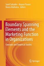 Boundary Spanning Elements and the Marketing Function in Organizations