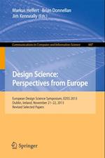 Design Science: Perspectives from Europe