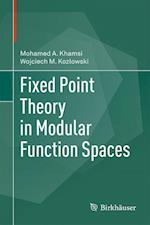 Fixed Point Theory in Modular Function Spaces