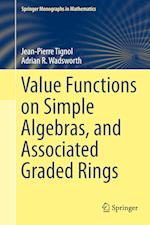 Value Functions on Simple Algebras, and Associated Graded Rings