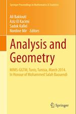 Analysis and Geometry