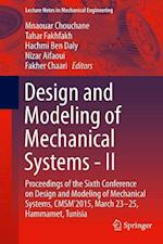 Design and Modeling of Mechanical Systems - II