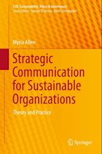 Strategic Communication for Sustainable Organizations