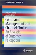 Complaint Management and Channel Choice