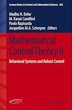 Mathematical Control Theory II