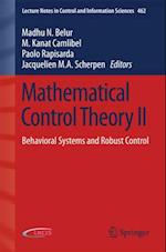 Mathematical Control Theory II