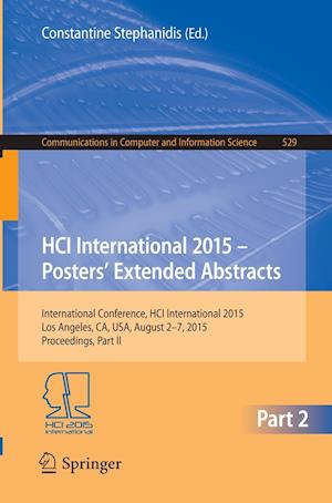 HCI International 2015 - Posters’ Extended Abstracts