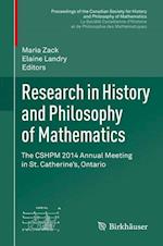 Research in History and Philosophy of Mathematics