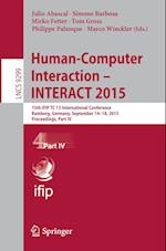 Human-Computer Interaction – INTERACT 2015