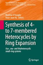 Synthesis of 4- to 7-membered Heterocycles by Ring Expansion